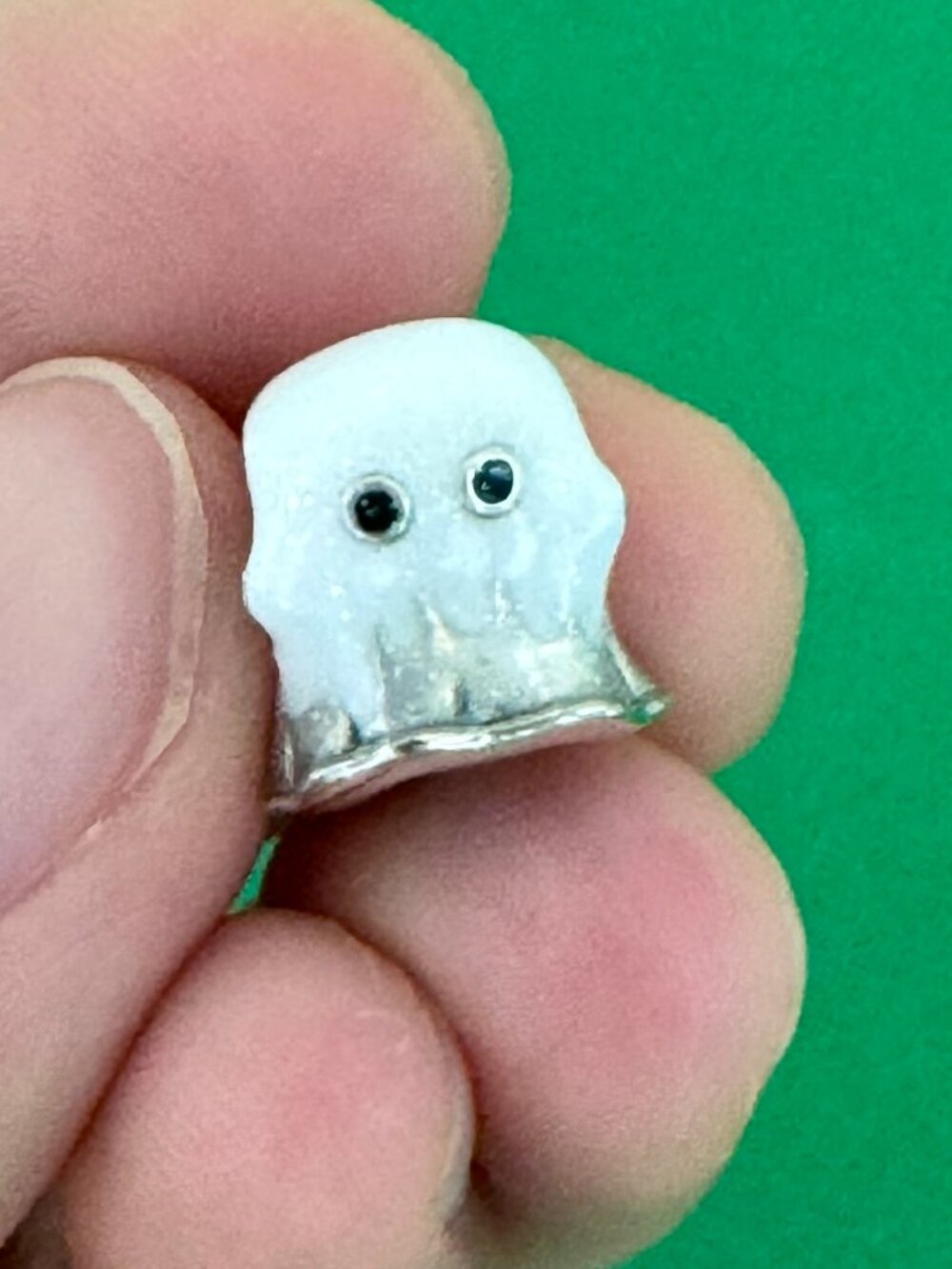 Authentic  Pandora Glow-in-the-dark Boo Ghost Charm